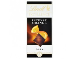 Lindt Excellence горький шоколад с апельсиновыми кусочками 100 г